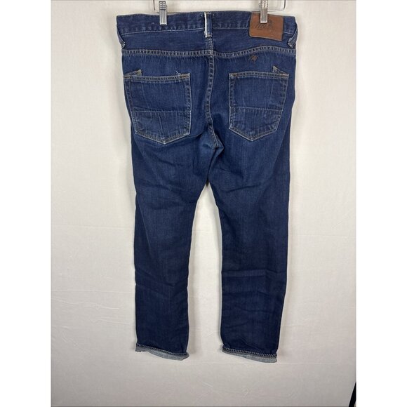 PRPS Rambler Selvedge Jeans Mens 36x33 Dark Wash Raw Denim Japanese Style - Picture 6 of 10